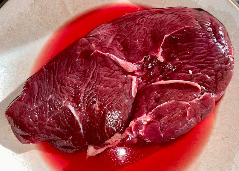 Yak sirloin steak